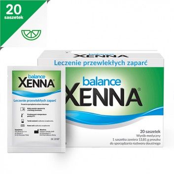 Xenna Balance лікування гострих і хронічних закрепів - 20 пак