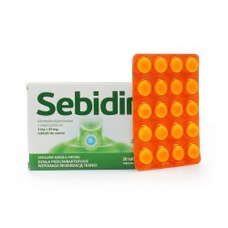 Sebidin, антибактеріальна дія - 20 таблеток