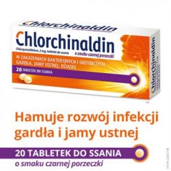 CHLORCHINALDIN антибактеріальні та протигрибкові - 20 паст