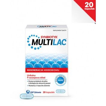 Multilac Synbiotic пробіотик і пребіотик - 20 капс