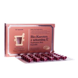 Bio - Karoten + вітамін Е для зору та сяючої шкіри - 30 капс