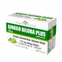 Ginkgo Biloba Plus ДОМАШНЯ АПТЕЧКА  покращення пам'яті - 48 табл