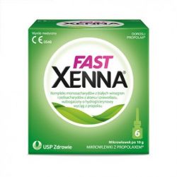 Xenna Fast проносний засіб, мікро злитки - 6 х 10 г