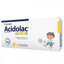 Acidolac Junior Misio для відновлення належного балансу бактеріальної флори - 20 табл