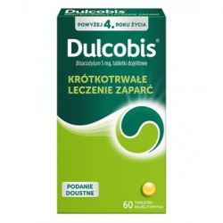 Dulcobis 5 мг від закрепів - 60 табл