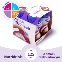 НУТРИДРИНК (NUTRIDRINK) зі смаком шоколаду 4 х 125 мл. Лікувальне харчування.