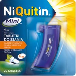 Таблетки НІКВІТІН МІНІ (NiQuitin Mini) 4 мг № 20. Кинути палити