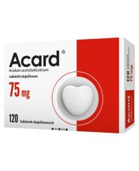 Acard 75 мг профілактика утворення тромбів - 120 табл