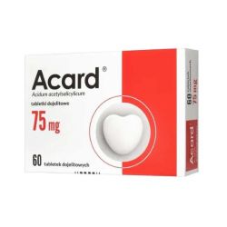 Acard 75 мг для запобігання інфаркту - 60 табл