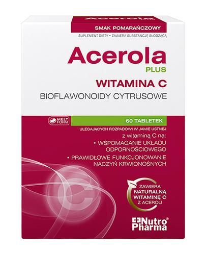 Acerola Plus Witamina C зниження втоми - 60 табл