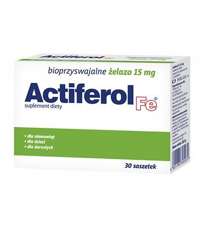 Actiferol Fe 15 мг при анемії - 30 саше