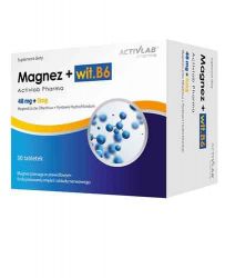 Magnez + wit B6 для здоров'я нервової системи - 50 капс
