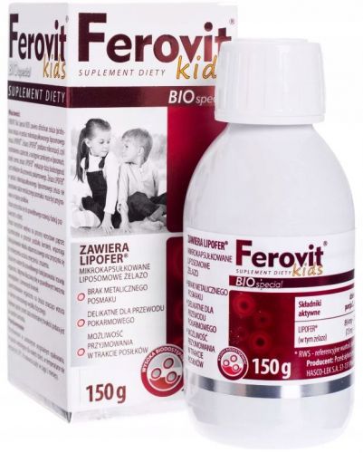 FEROVIT BIO SPECIAL KIDS розчин від анемії, залізодефіциту - 150 г