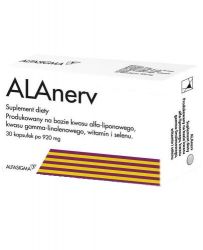 ALANERV Suplement 920 мг концентрована добавка при розладах нерввової системи - 30 капсул
