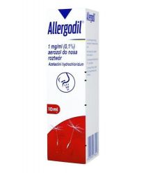 Allergodil 0,1 мг спрей назальний при алергії - 10 мл