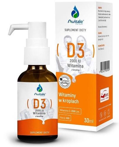 Avitale Vitamin D3 2000 with Lanolin Olive краплі - 30 мл