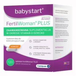 Babystart FertilWoman Plus для жінок, омолодження організму, планування вагітності - 120 капсул