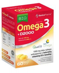 BIO Omega3 + D2000 Для серця та імунітету - 60 капс