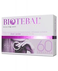 Biotebal 5 мг для здорового волосся і нігтів - 60 табл