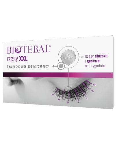 Сироватка Biotebal Lashes XXL 3 мл Потовщує і подовжує вії та брови