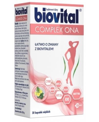 Biovital Complex Ona комплекс вітамінів і мінералів для жінок - 30 капс