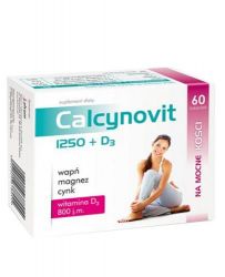 CALCYNOVIT 1250 + D3 800 здоров'я кісток і зубів - 60 табл