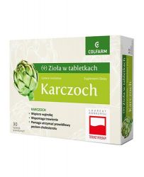 Karczoch Artichoke правильна робота травного тракту - 30 табл