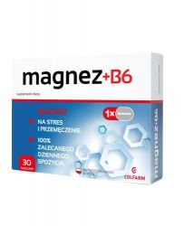 MAGNEZ + B6 від стресу та втоми - 30 капс