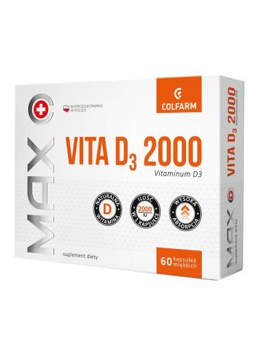 Max Vita D3 2000 - 60 капс