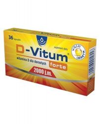 D-Vitym forte Вітамін Д для дорослих 2000 МО - 36 капс