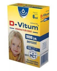 D - Vitum Witamina D 1000 МО для дітей від 1 року та дорослих аерозоль - 6 мл