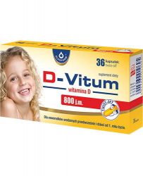 D - Vitum Witamina D 800 МО для дітей від 1 року - 36 капс