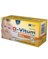 D - Vitum Witamina D 600 МО для дітей від 6 місяців - 90 капс