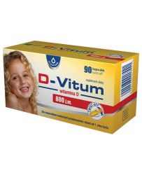D - Vitum Witamina D 800 МО для недоношених дітей та дітей від 1 року - 90 капс