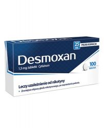 Десмоксан 1,5 мг (Desmoxan) для відмови від куріння, таблетки № 100