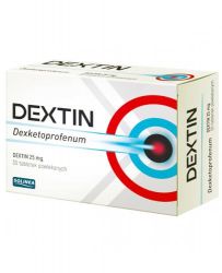 DEXTIN 25 мг знеболюючий та протизапальний - 30 табл