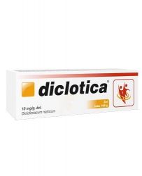 Diclotica гель 10 мг/г протизапальний та знеболювальний - 100 г