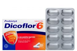 Dicoflor 6 збагачує мікрофлору кишечника - 20 капс