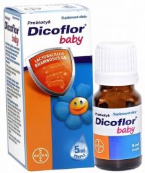 Dicoflor baby Probiotyk збагачує мікрофлору кишечника - 5 мл