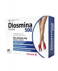 Diosmina Complex 500 мг від болі та важкості в ногах - 60 табл