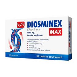 Diosminex Max при венозних та лімфатичних хворобах - 30 табл