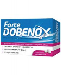 Dobenox Forte 500 мг від судом та важкості в ногах - 60 табл