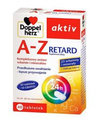 DOPPELHERZ AKTIV A-Z Retard від стресу та втоми - 40 табл