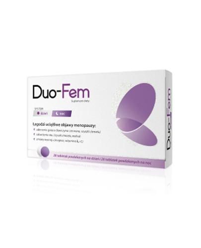 Duo-Fem system Day and Night при симптомах менопаузи - 2 х 28 табл