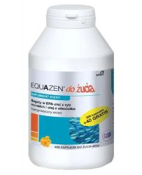 Equazen EYE Q жувальний зі смаком полуниці, для концентрації уваги - 400 капс