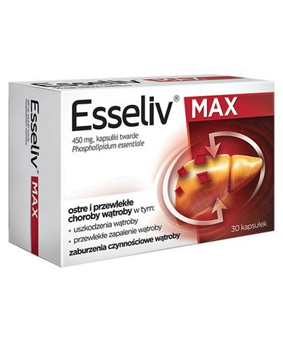 Esseliv Max при захворюваннях печінки - 30 капс