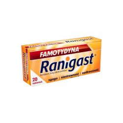 Famotydyna Ranigast лікування захворювань шлунка - 20 табл