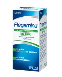 Flegamina BEZ CUKRU сироп зі смаком м'яти 4 мг/5 мл - 120 мл
