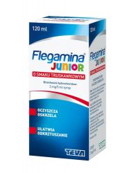 Flegamina junior сироп 2 мг/5 мл при гострих і хронічних захворюваннях дихальних шляхів - 120 мл
