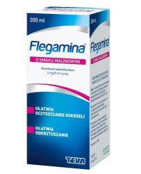Flegamina сироп 4 мг/5 мл з малиновим смаком - 200 мл